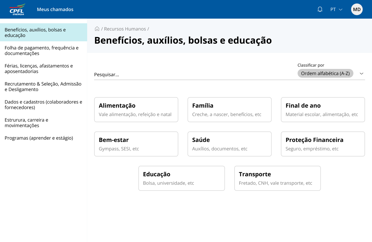 CSC - Meus Chamados RH