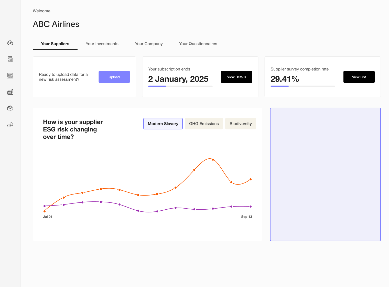 Brand look test 1 — new nav with tabs