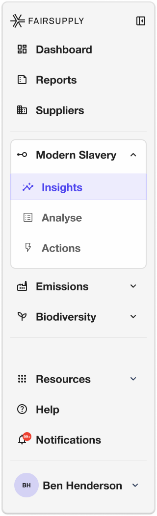 Navigation iteration — expanded full menu